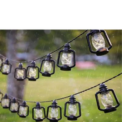 Girlanda ogrodowa solarna - 50 lampionów led