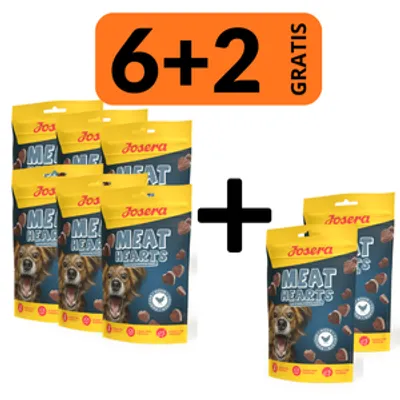 Josera Meat Hearts Chicken 8x70g