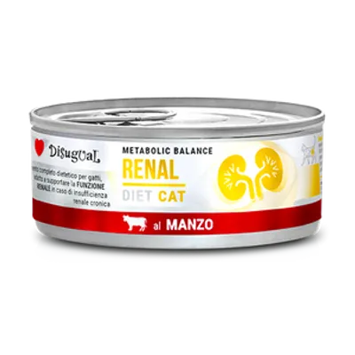 Disugual Karma mokra dla kota Weterynaryjna RENAL Wołowina (dorosły) 85g