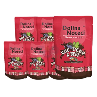 DOLINA NOTECI Superfood sarna i wołowina saszetka 10x85g