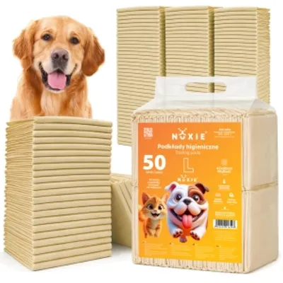 NUXIE® Mata dla psa podkłady higieniczne żółte l 50szt 45x60cm