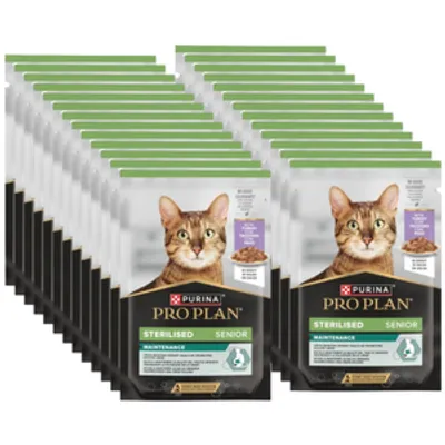 Purina Pro Plan Sterilised Senior z indykiem dla kota 26x85g