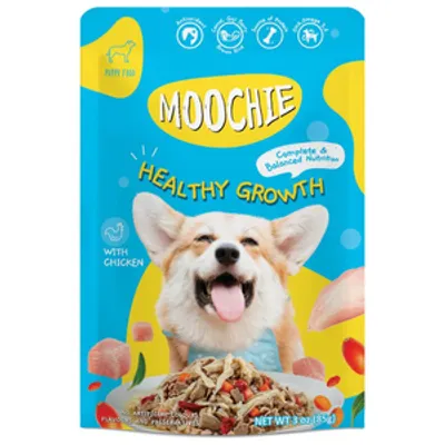 MOOCHIE Healthy Growth With Chicken 85g karma mokra dla psa z kurczakiem