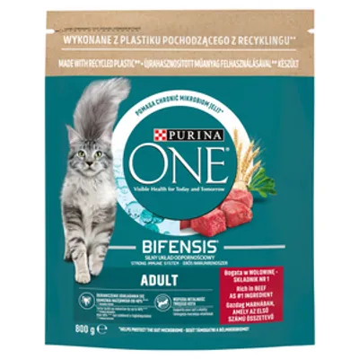 Purina One Cat Adult Karma z wołowiną dla kota 750g