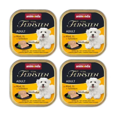 ANIMONDA Dog Vom Feinsten Adult Wołowina, Jaja Szynka 6x150g