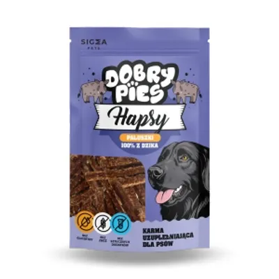 Dobry Pies Hapsy Paluszki 100% z Dzika 100g