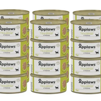 Applaws Cat Filet z Tuńczyka z Wodorostami 24x156g PUSZKA