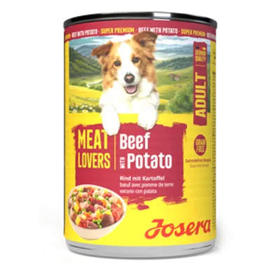 JOSERA Meatlovers Menu Wołowina z ziemniakami 12x400g