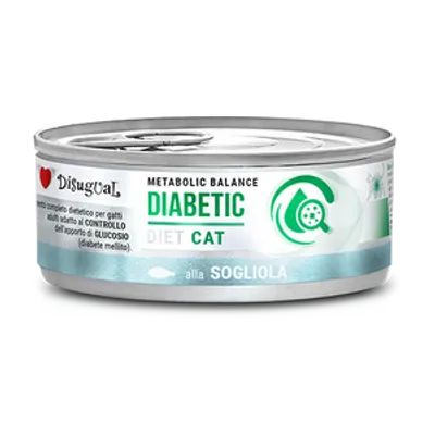 Disugual Karma mokra dla kota Weterynaryjna DIABETIC Sola (dorosły) 85g