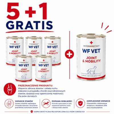 WF VET Joint & Mobility dog 6x400g