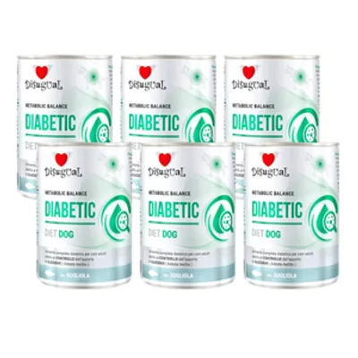 Disugual Karma mokra dla psa Weterynaryjna DIABETIC Sola (dorosły) 6x400g