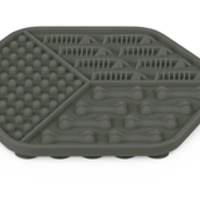 ZOLUX Silikonowa mata do lizania dla kota szara 18,5x15,5 cm