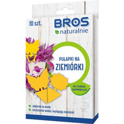 BROS Naturalnie Pułapki na ziemiórki 10 szt.
