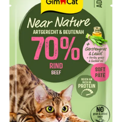 GIMCAT NEAR NATURE WOŁOWINA 85G