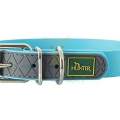 HUNTER Obroża Convenience 55cm turkus