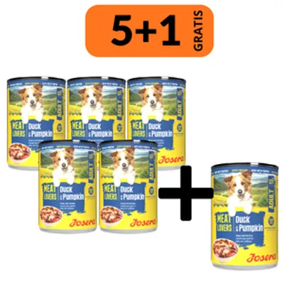 JOSERA Meatlovers Menu Kaczka z dynią 6x400g