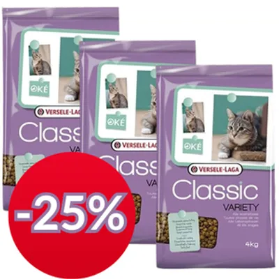VERSELE-LAGA Classic Cat Variety 3x4kg