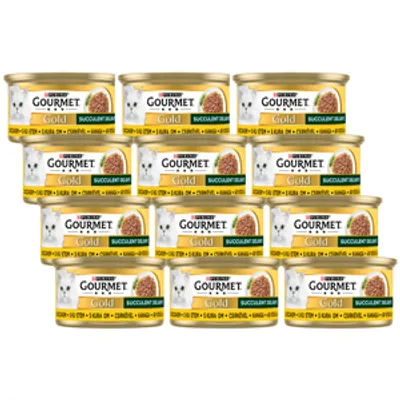 Purina Gourmet Gold z kurczakiem 12x85 g