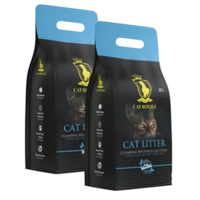 Cat Royale Naturalny żwirek bentonitowy 20l (2x10l)