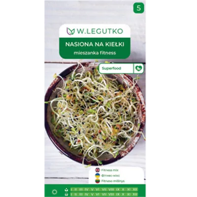 Nasiona na kiełki - mieszanka fitness