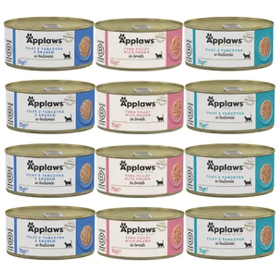 Applaws Cat Mix Tuńczyka 12x70g