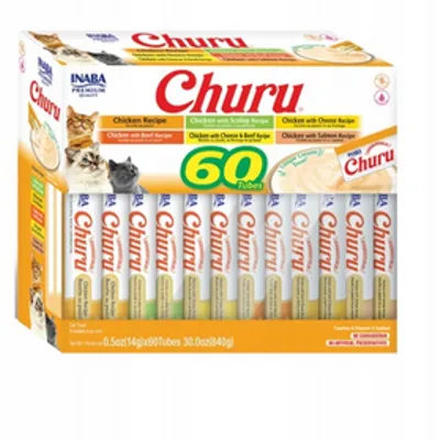 INABA  Churu Variety dla kota - mix smaków z kurczakiem 60x14g