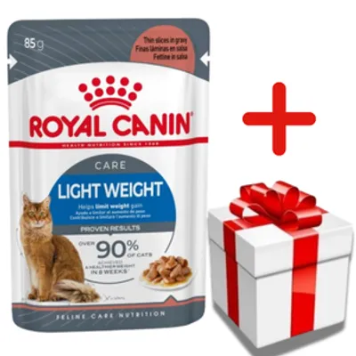 ROYAL CANIN Light  Weight Care12x85g karma mokra w sosie dla kotów dorosłych z tendencją do nadwagi + NIESPODZIANKA DLA KOTA GRATIS!!