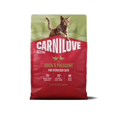 Carnilove Active Cat Duck & Pheasant for Sterilised Adult 2 kg