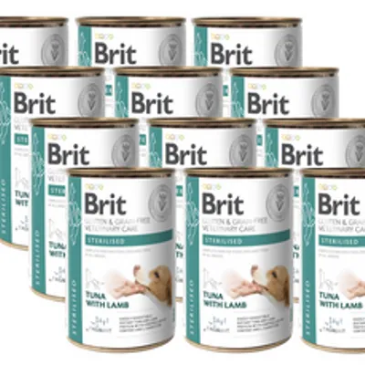 BRIT GF Veterinary Diets Dog Sterilised 12x400g-karma mokra dla psa