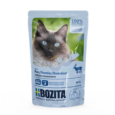 BOZITA Kawałki w sosie z reniferem (saszetka) 85g