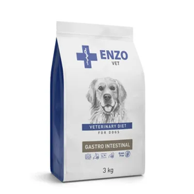 ENZO VET GASTRO INTESTINAL Dietetyczna, pełnoporcjowa sucha karma dla psów z wrażliwym przewodem pokarmowym 3kg
