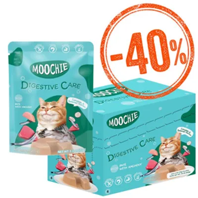 MOOCHIE Digestive Care With Anchovy 12x70g opieka nad układem pokarmowym