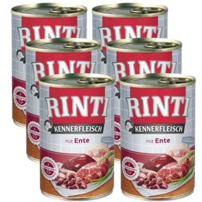 Rinti Kennerfleisch Ente karma mokra dla psa - kaczka 6x400g