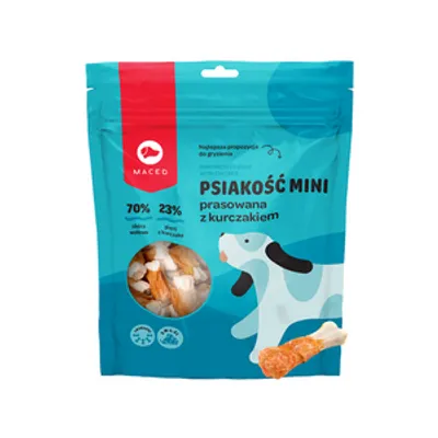 MACED kość prasowana z kurczakiem 6cm - 500g
