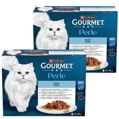 Gourmet Perle Karma dla kotów duet 24x85g