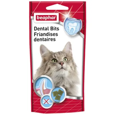 Beaphar DENTAL BITS 35G - przysmak na zęby dla kotów