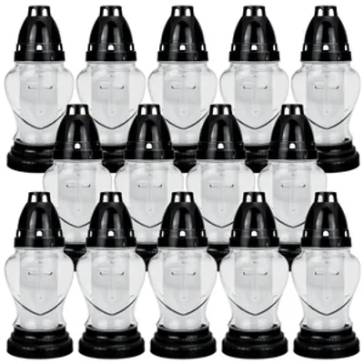 LUKS Znicz nagrobkowy 304BT 18,5cm 14szt