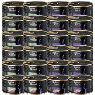 DOLINA NOTECI Premium dla kota MIX SMAKÓW 24x185g
