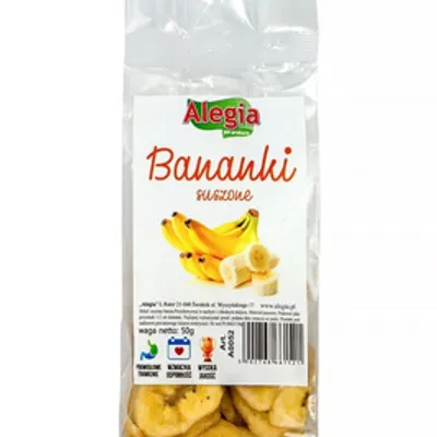 ALEGIA  - Przysmak Banany suszone 50g