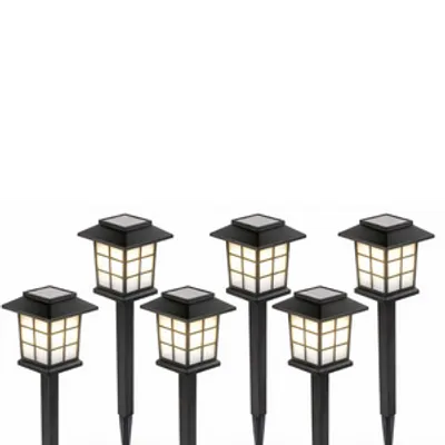 6x lampa ogrodowa solarna