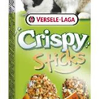 VERSELE LAGA  Crispy Sticks Rabbits-Guinea Pigs Carrot & Parsley 110g - 2 kolby marchewkowo pietruszkowe dla królików i kawii domowych