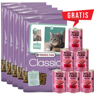 VERSELE-LAGA Classic Cat Variety 5x4kg + GRATIS!