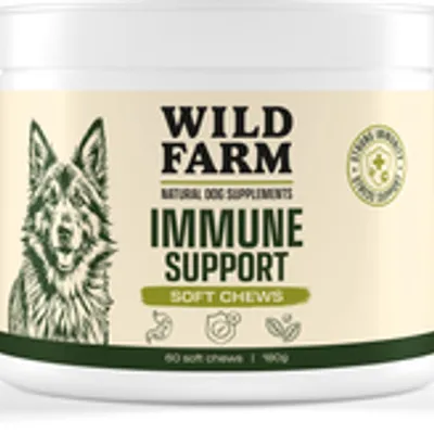 WILD FARM MIĘKKIE ŻUJKI – Immune Support 180g (60szt) Naturalne wsparcie odporności i witalności psa