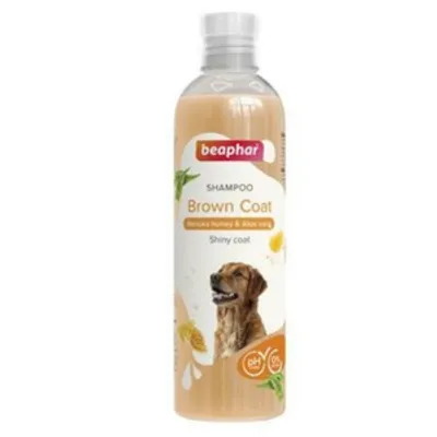 Beaphar SHAMPOO BROWN DOG 250ML - od jasnej do ciemnej sierści dla psów