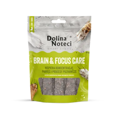 DOLINA NOTECI Smart Chews Brain & Focus Care przysmaki dla psa 100g