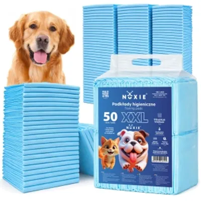 NUXIE® Mata dla psa psów podkłady higieniczne niebieskie xxl 50szt 60x90cm