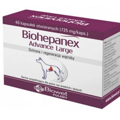 Biohepanex Advance Large – dla psów ras dużych i średnich 40 kaps.