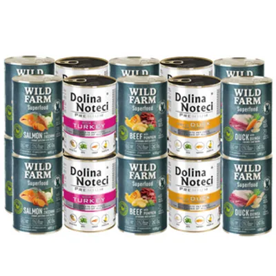 Dolina Noteci + WILD FARM Superfood Mix Smaków 20x400g