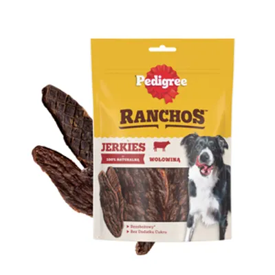 PEDIGREE Ranchos bezzbożowe przysmaki dla psa z wołowiną 7x70g