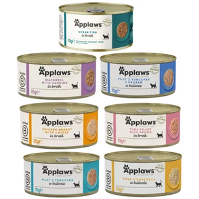 Applaws Cat Mix Smaków 7x70g PUSZKA